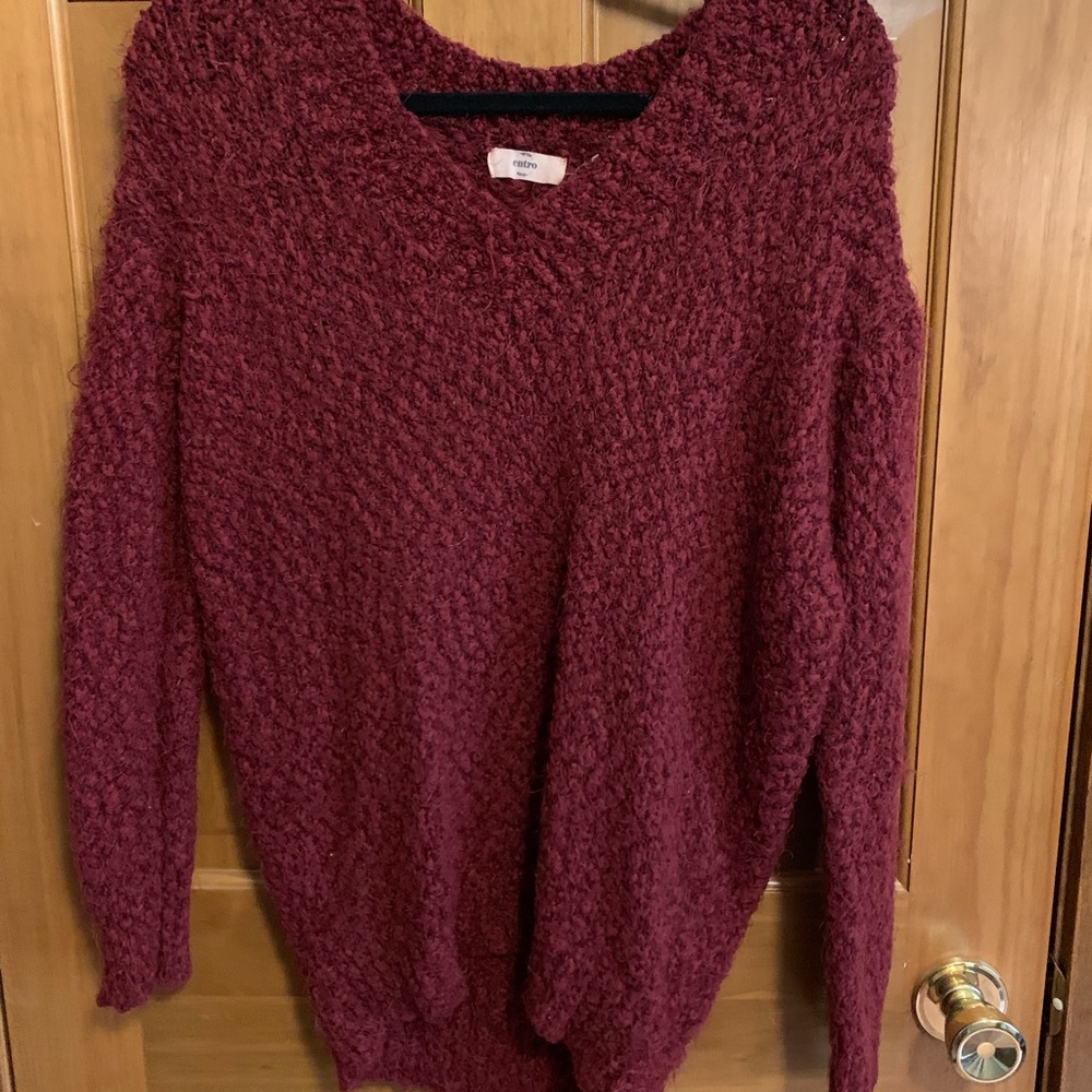 Red sweater